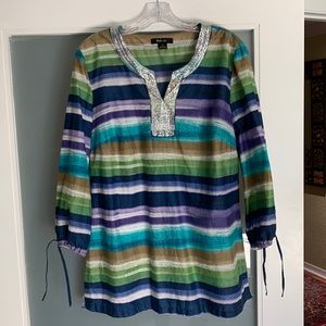 Tunic top with bling